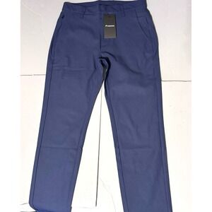 Fabletics Pants The Don Trouser Slim Fit 30 27.5 New Deep Navy Blue Stretch Mens